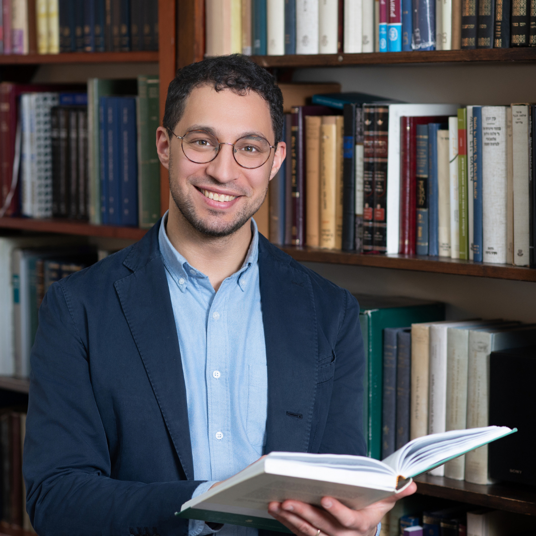 DR. YITZ LANDES, ASSISTANT PROFESSOR OF RABBINIC LITERATURES AND CULTURES, SPOKE ABOUT JTS'S RARE MANUSCRIPTS EARLIER THIS WEEK