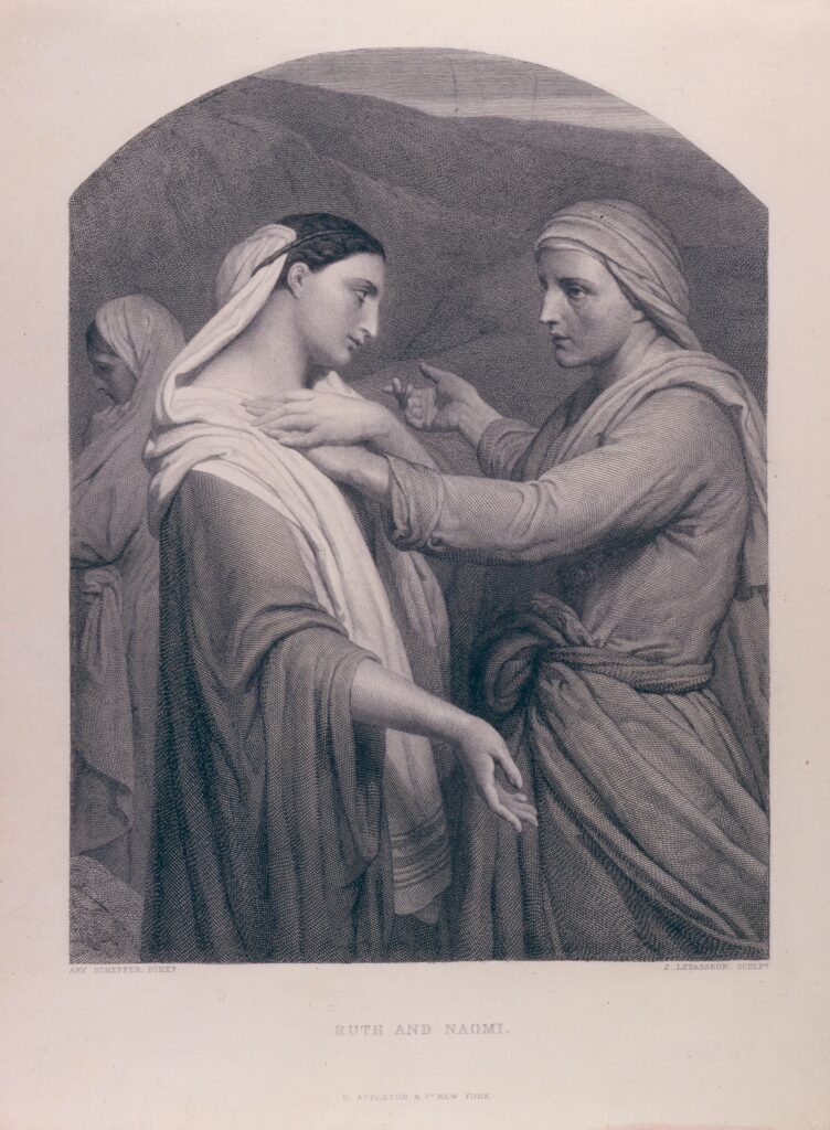 Image of Ruth and Naomi from The JTS Library.