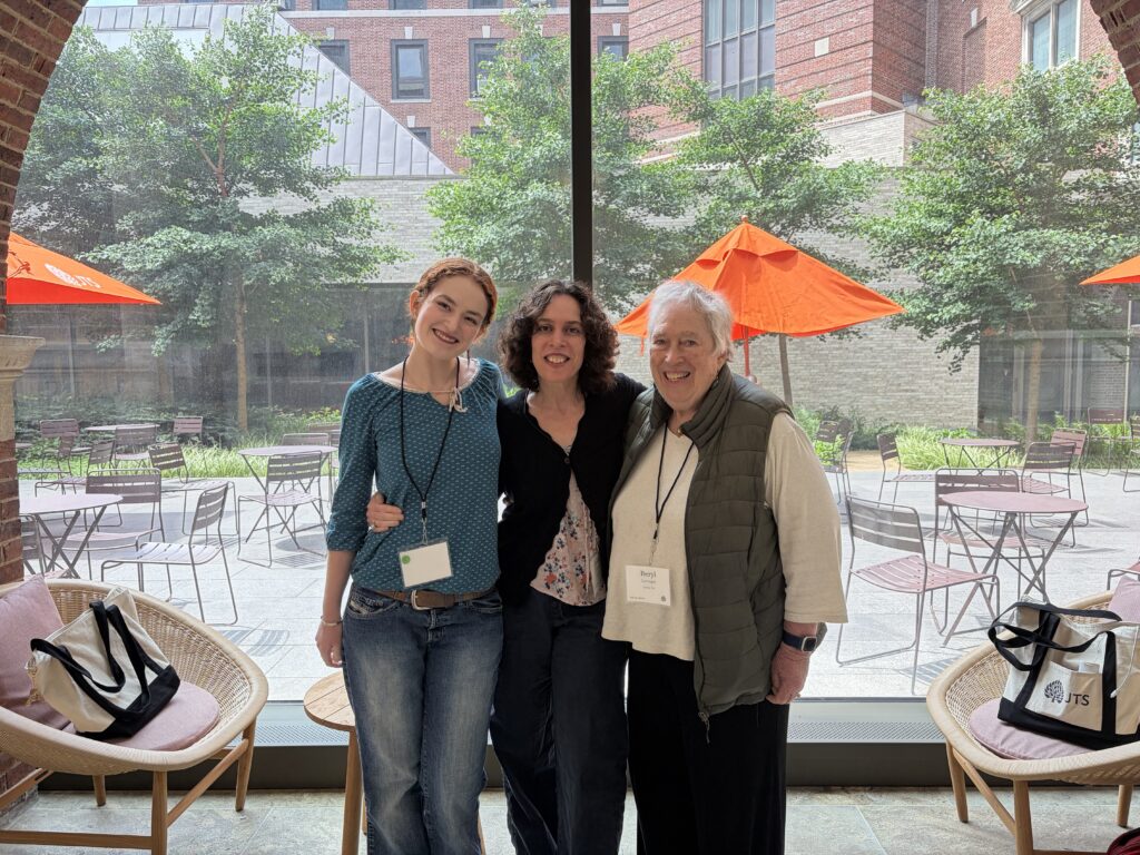 This year’s Text and the City cohort brought together three generations. Pictured left to right is Ariel Phelan with her mother, Andie Levinger, and her grandmother, Beryl Levinger.